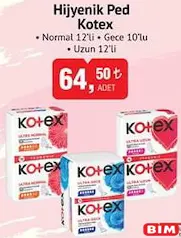 KOTEX HİJYENİK PED